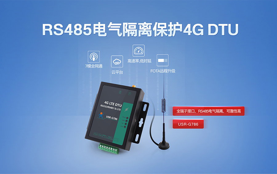 ȫ�Wͨ4G LTE DTU�W�K��|RS485늚���x���o4G DTU